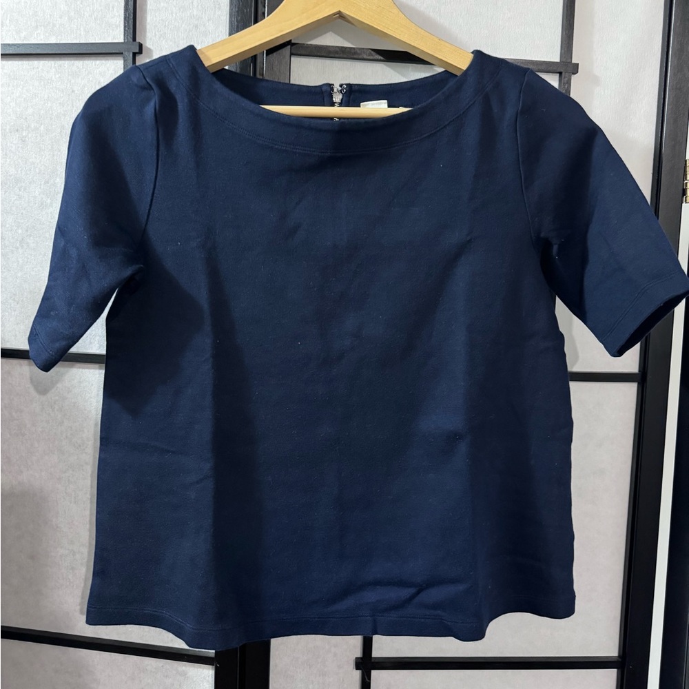 Gap Classic Navy Short Sleeve Top